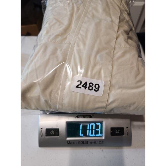 Two Danes Utility Coat Jacket Ivory White Women's Size XL Preppy Minimalist 2489 - Picture 8 of 8